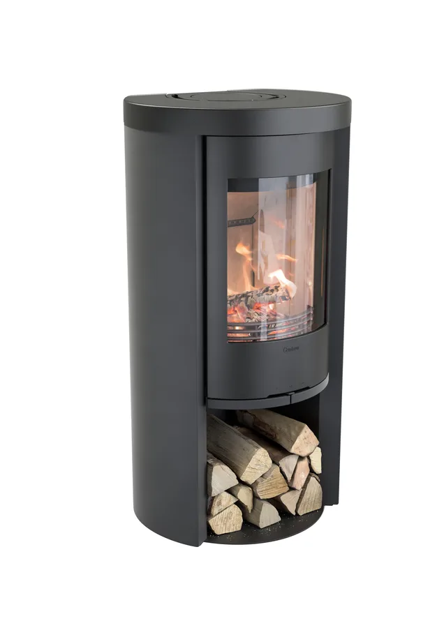 Contura 520 Style in Schwarz mit Gusseisentür